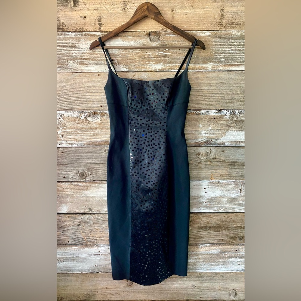 MARIA BIANCA NERO Sequin Panel Slip Dress | Size Small